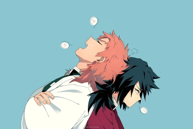 Giyuu x Sabito khắc họa tình bạn sâu sắc