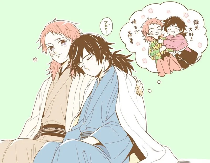 Sabito x Giyuu cute ngọt ngào đến lịm tim