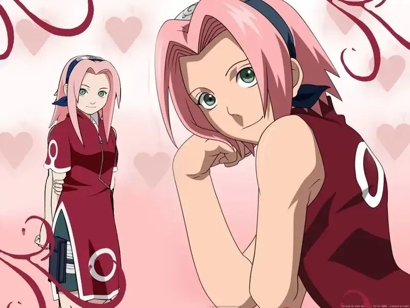 Sakura Haruno gif hình động sắc nét cho fan dùng