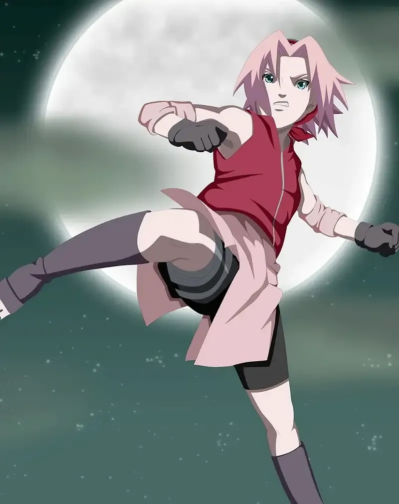 Vẽ Sakura Haruno hướng dẫn tranh fanart đơn giản