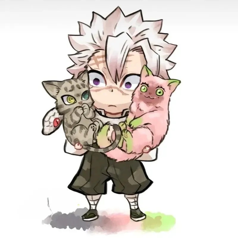 Shinazugawa Sanemi chibi biểu cảm tinh nghịch cực cuốn hút