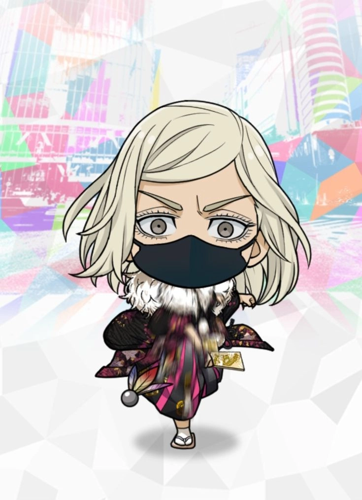 Sanzu chibi vẫn giữ nét điên cuốn hút kỳ lạ