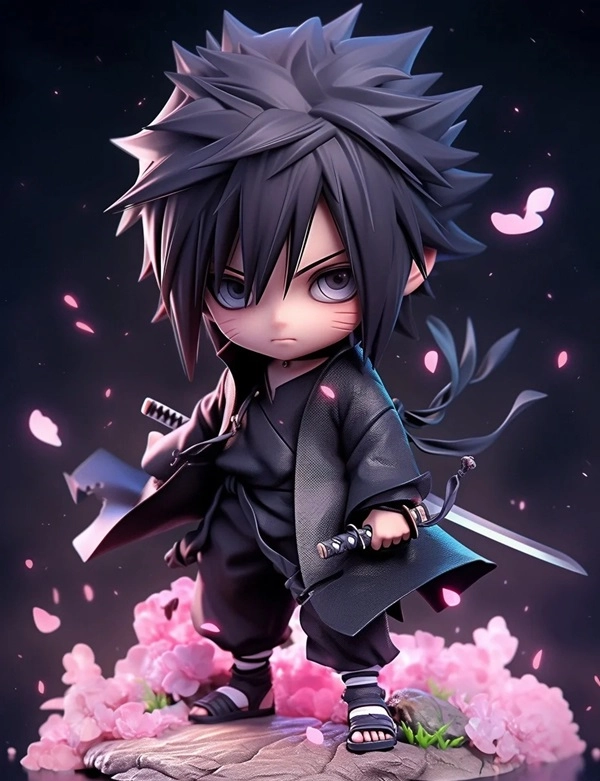 Tải hình nền sasuke chibi đẹp mắt