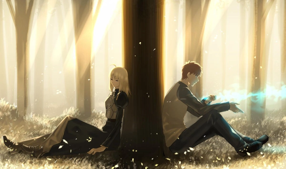 Fate Stay Night Shirou x Saber cặp đôi biểu tượng của số mệnh