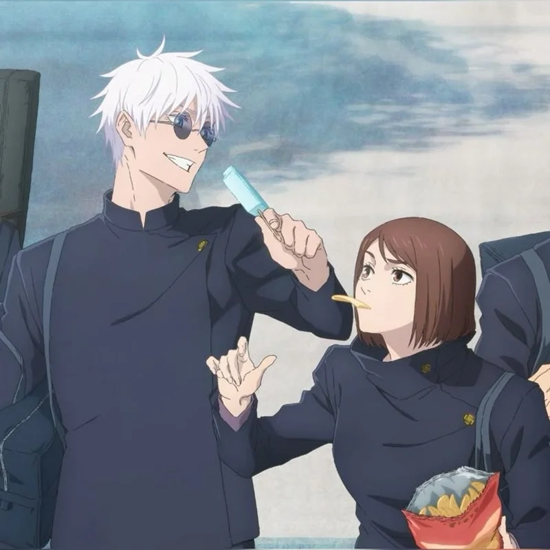 Gojo x Shoko với ánh nhìn lặng lẽ đầy ẩn ý