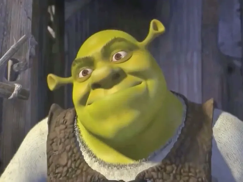 Nụ cười tắt lịm với im dying shrek meme