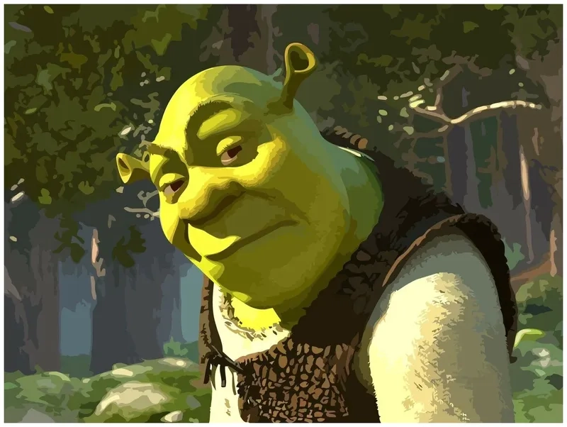 Ai cũng biết đến shrek meme face khi nhắc đến hài hước