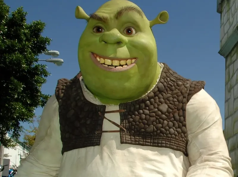 Cặp đôi huyền thoại trong donkey shrek meme