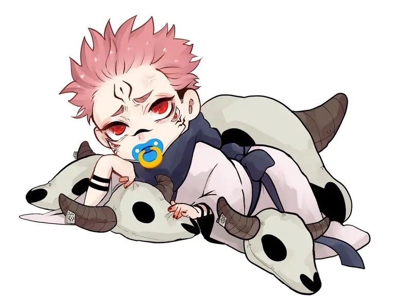 Ngắm anime sukuna chibi đẹp lạ mắt