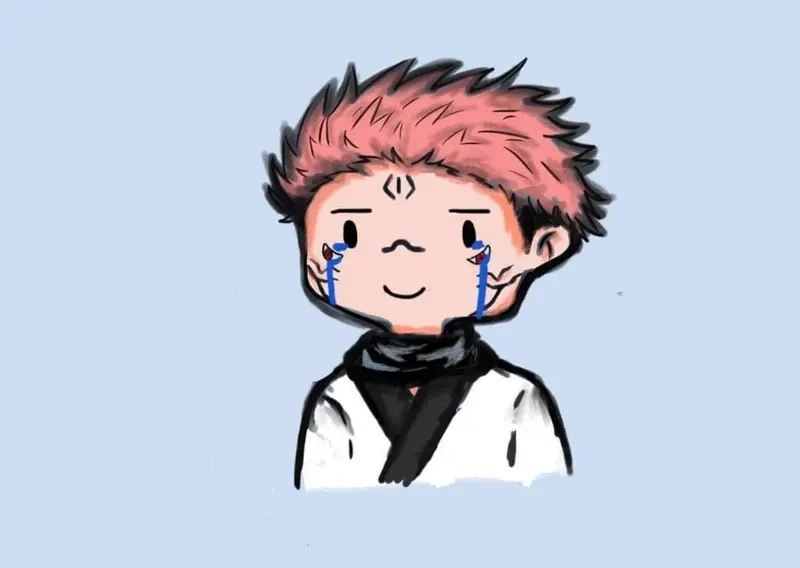 Xem ngay cute sukuna chibi drawing cực đẹp