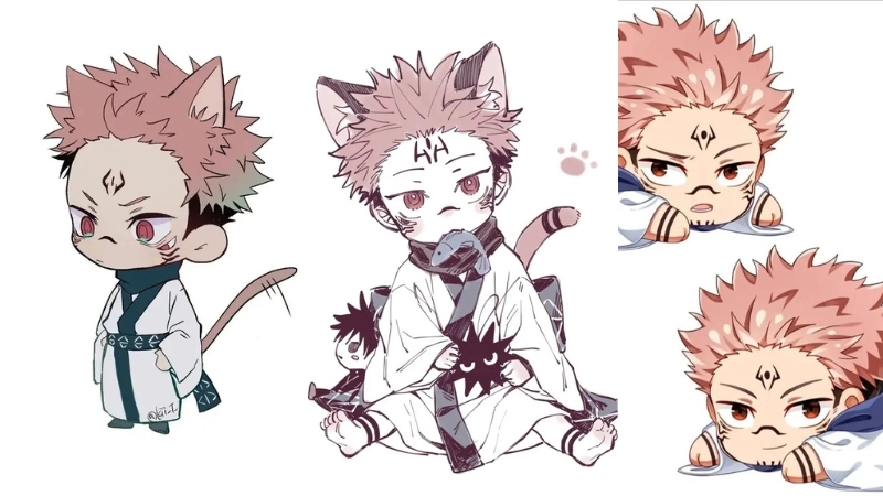 Ảnh sukuna chibi là như thế nào