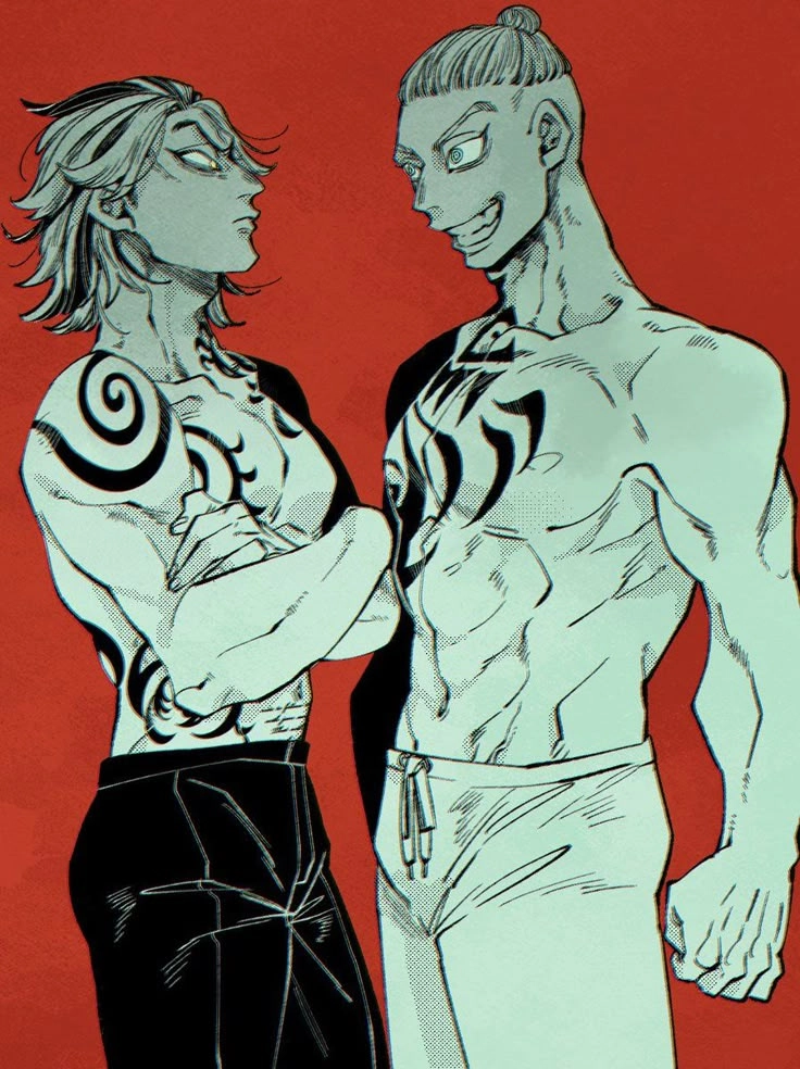 Takemichi x Taiju hình ảnh đối lập tuyệt đối