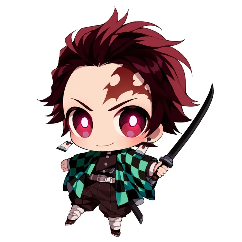 Học ngay cách vẽ tanjiro chibi đơn giản nhanh