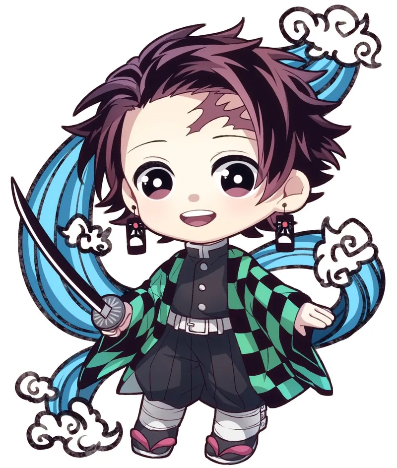 Khám phá rengoku x tanjiro chibi cuốn hút