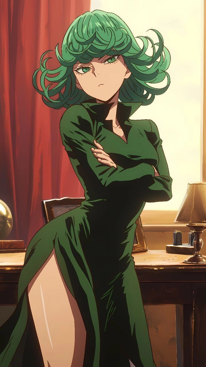 Vẽ Tatsumaki tái hiện thần thái sắc sảo băng giá