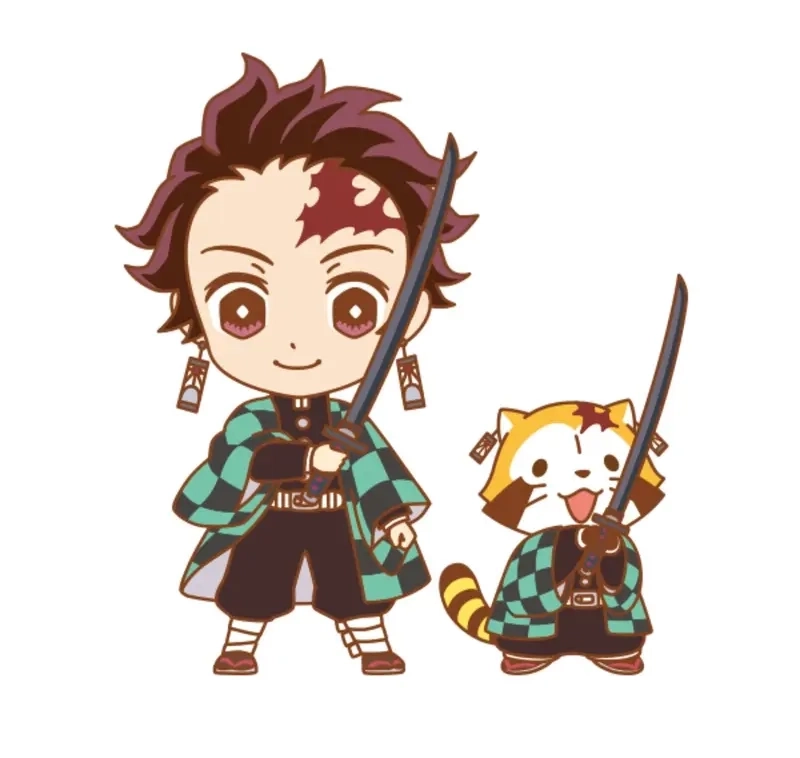 Chiêm ngưỡng thanh gươm diệt quỷ chibi tanjiro đáng yêu