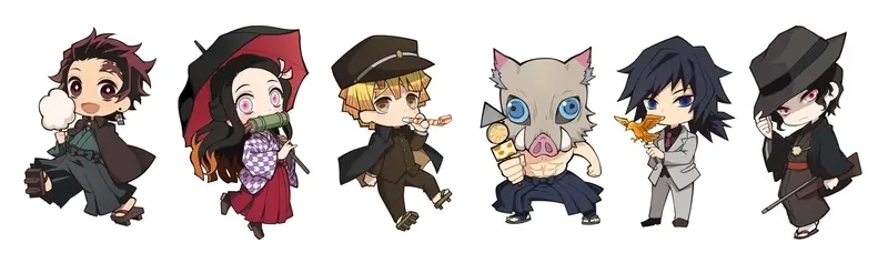 Ngắm hình ảnh chibi thanh gươm diệt quỷ đẹp lạ