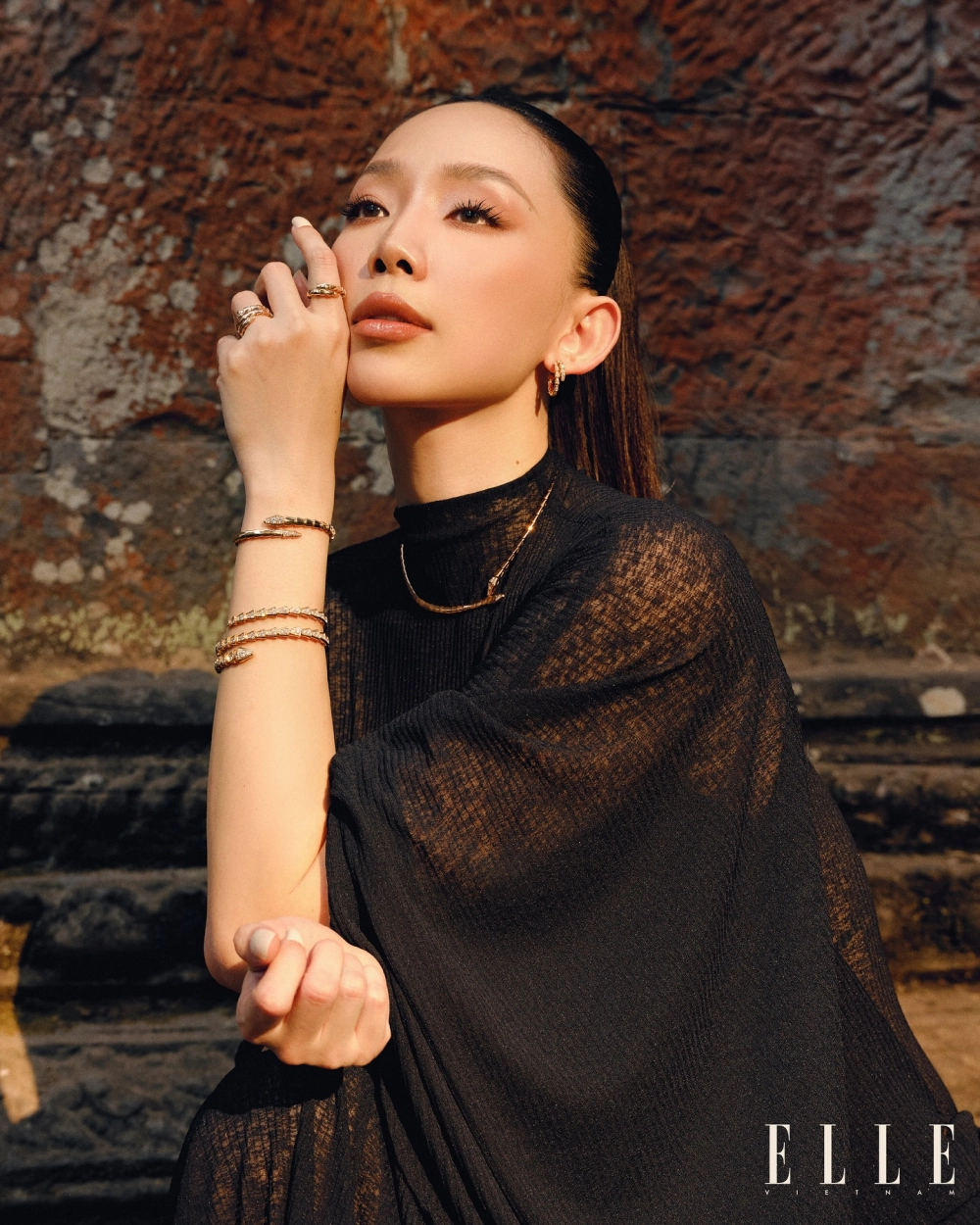 Visual thông minh và sắc sảo đại diện cho Tóc Tiên học vấn