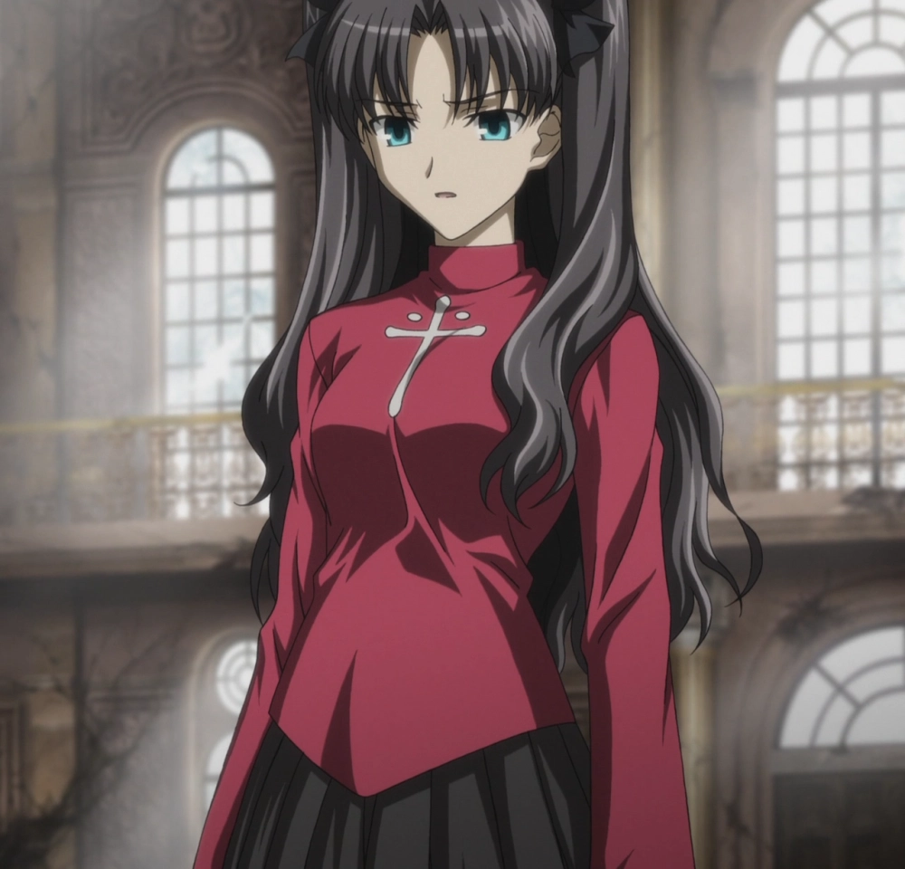 Rin Tohsaka uniform đồng phục học sinh gắn liền thương hiệu