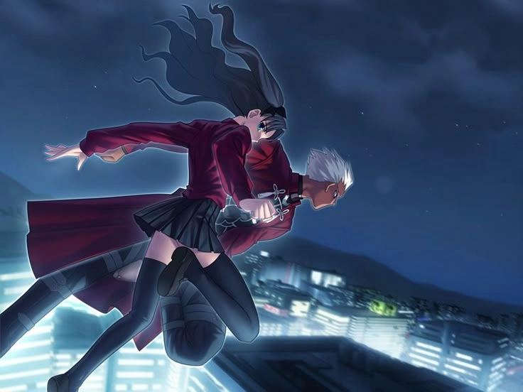 Archer and Tohsaka đồng hành trong những trận chiến định mệnh