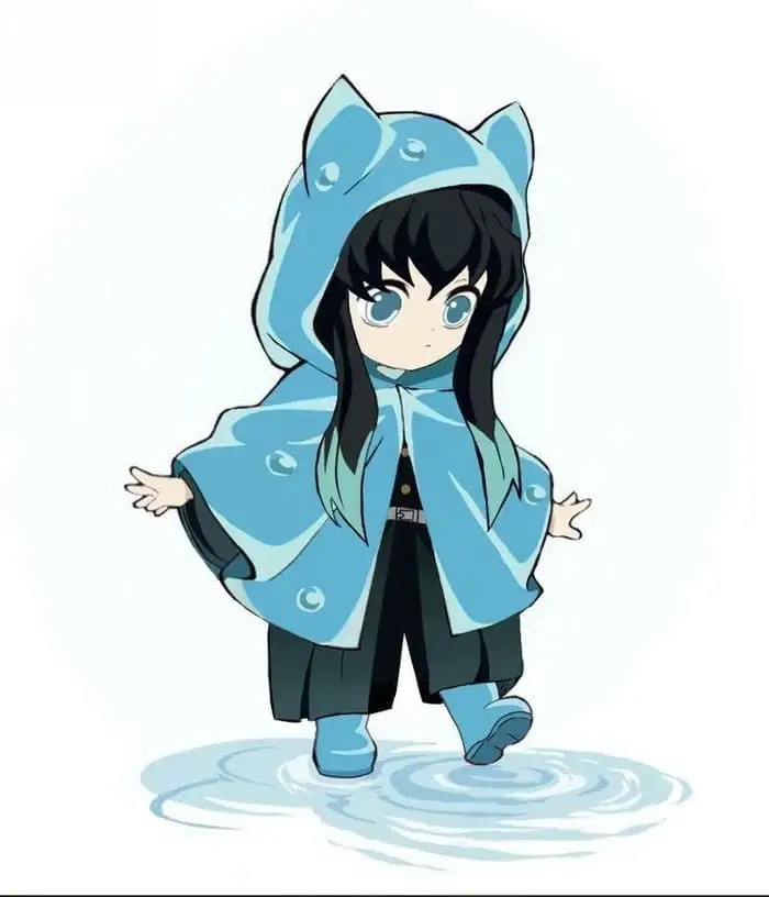 Hình Muichirou chibi nhỏ nhắn và ngộ nghĩnh