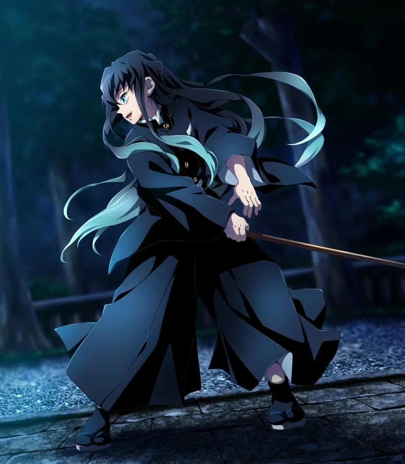 Vẽ Tokito Muichiro với phong cách cực chất