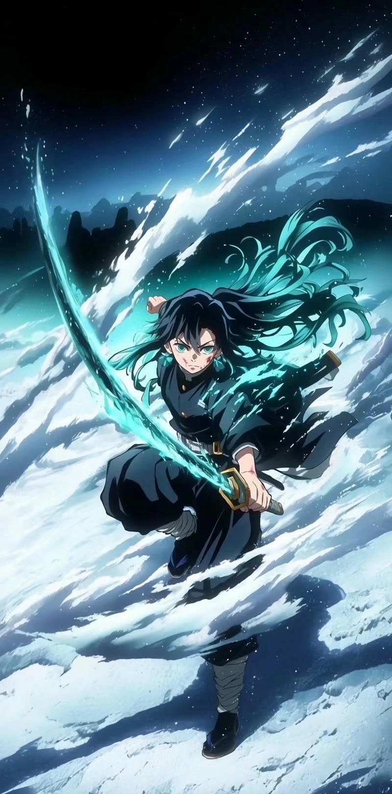 Tokito Muichiro vô tri trong ánh mắt vô hồn