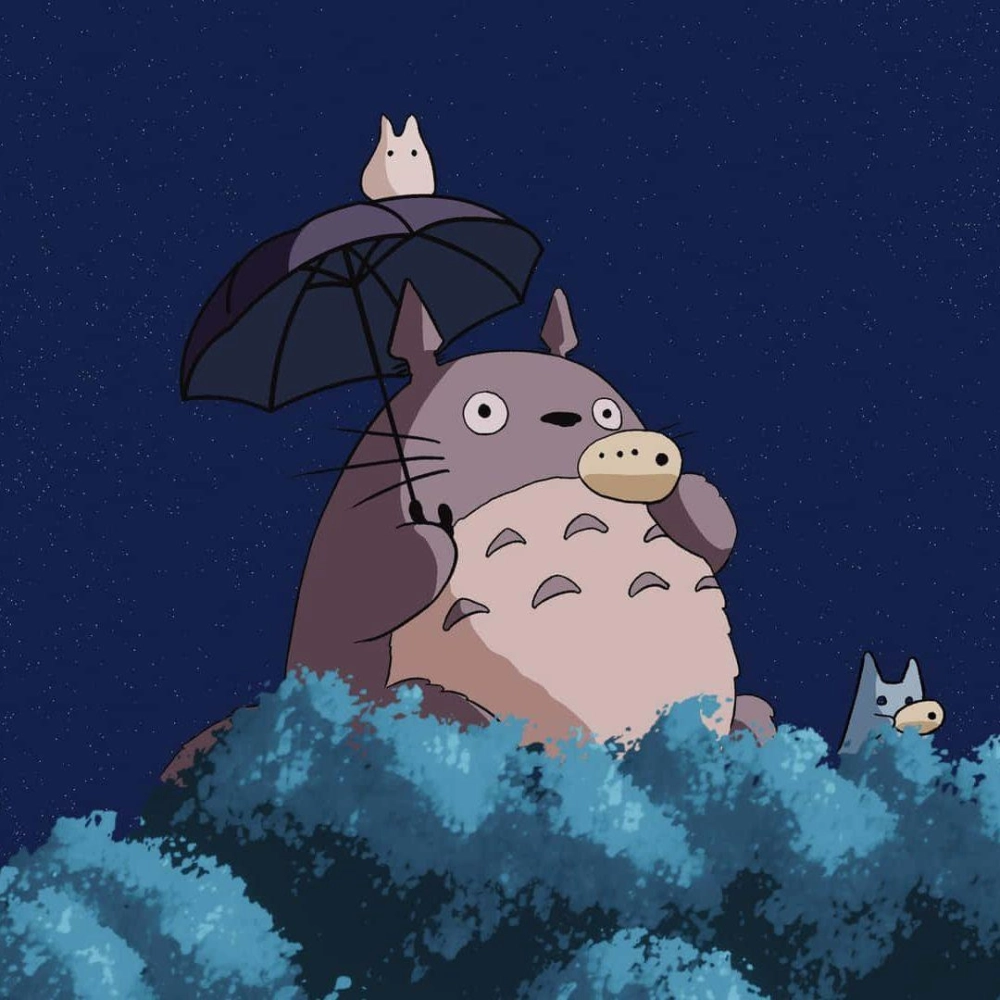Hình nền máy tính Totoro 4K cực nét và dễ chịu