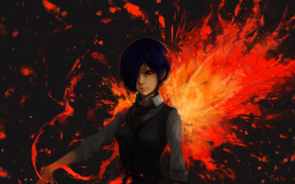 Touka Kirishima cute khi nở nụ cười hiếm hoi với Kaneki