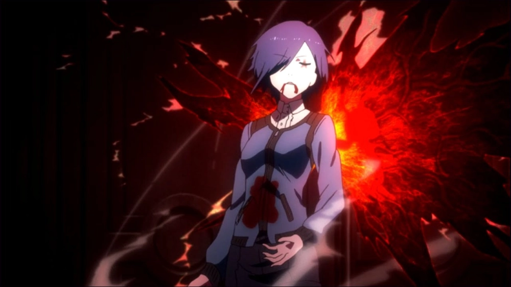 Touka Kirishima anime xuất hiện với tính cách bốc đồng và sâu sắc