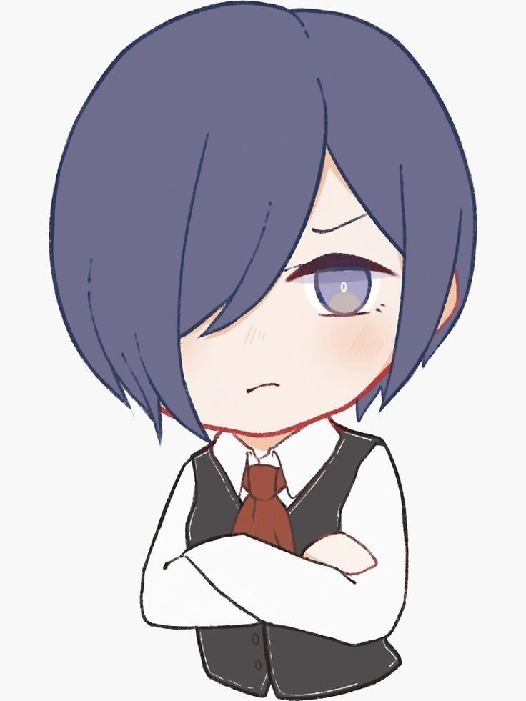Touka Kirishima chibi nhỏ nhắn nhưng vẫn đầy khí chất