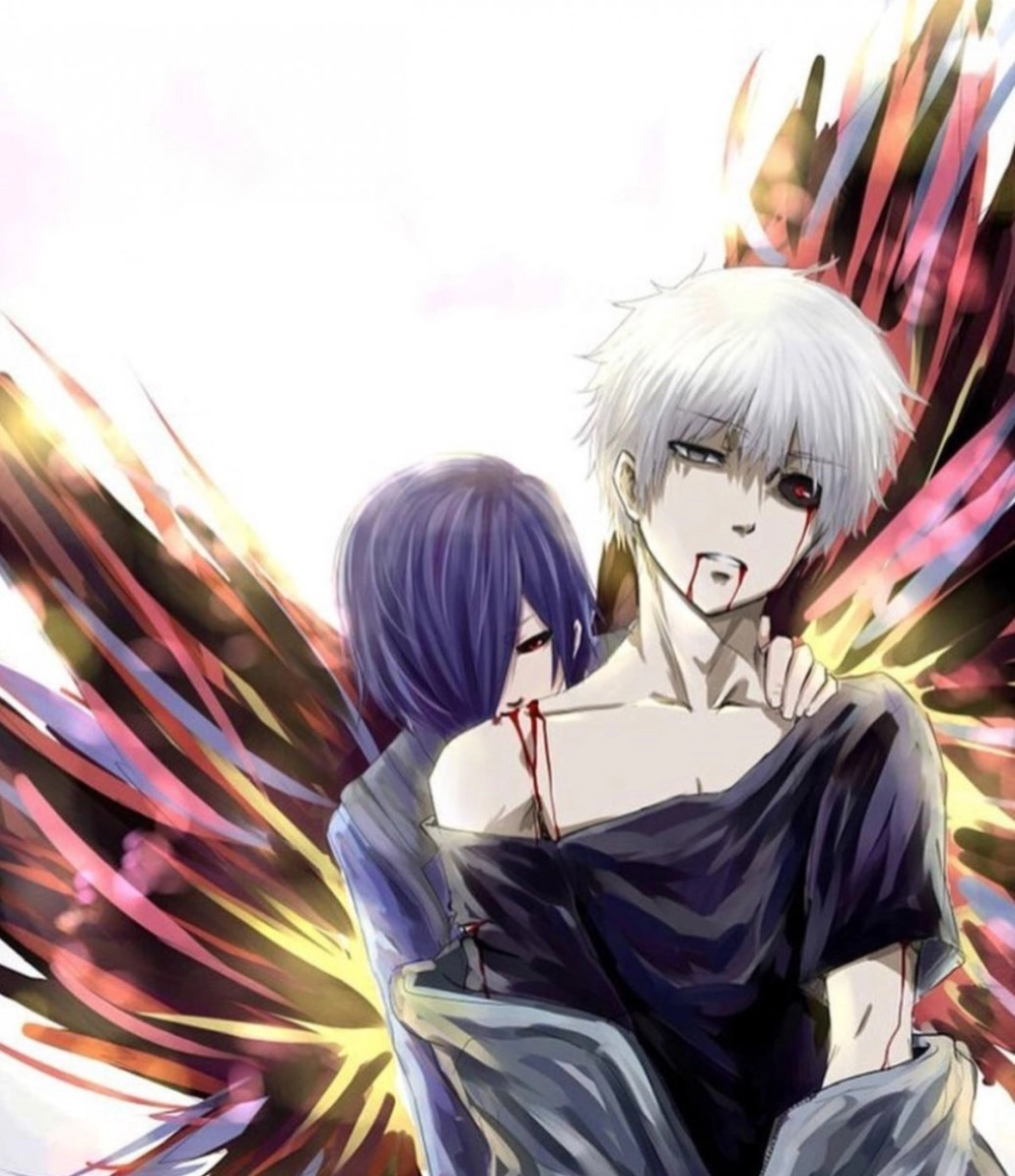 Ken Kaneki x Touka Kirishima là mối tình vượt bóng tối