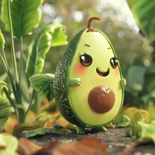Thỏa sức sáng tạo với bơ cute chibi đầy màu sắc