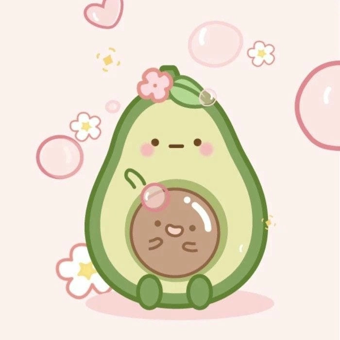 Học nhanh cách vẽ quả bơ chibi đơn giản và vui nhộn