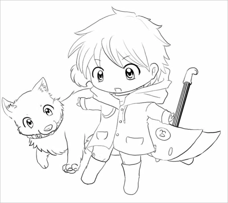 Sưu tầm bộ tranh tô màu anime nữ