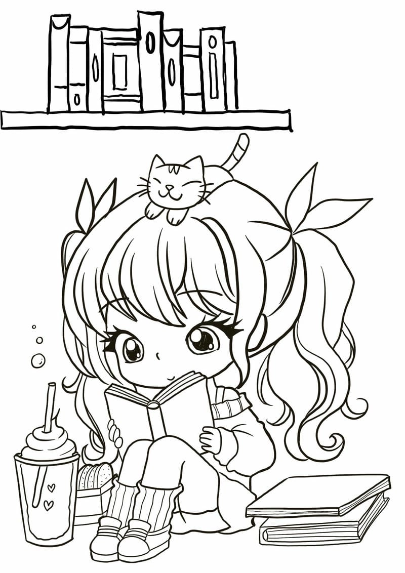 Khám phá bộ tranh tô màu anime 12 cung hoàng đạo thiên bình