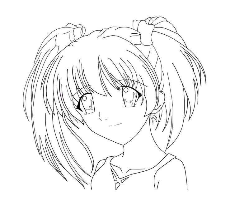 Yêu thích tranh tô màu anime cổ trang tinh tế