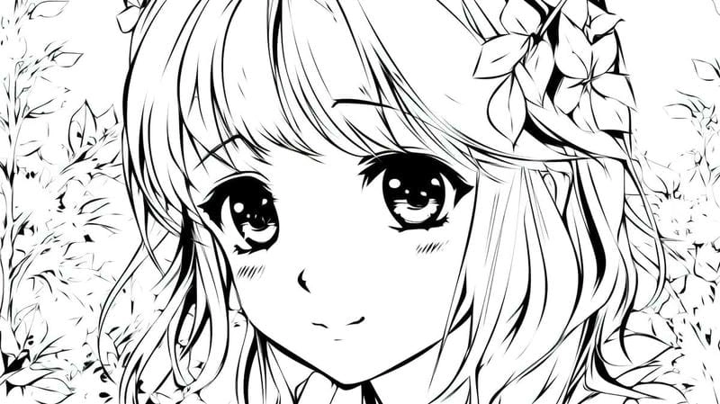 Tô điểm cùng tranh tô màu anime ngầu mới lạ