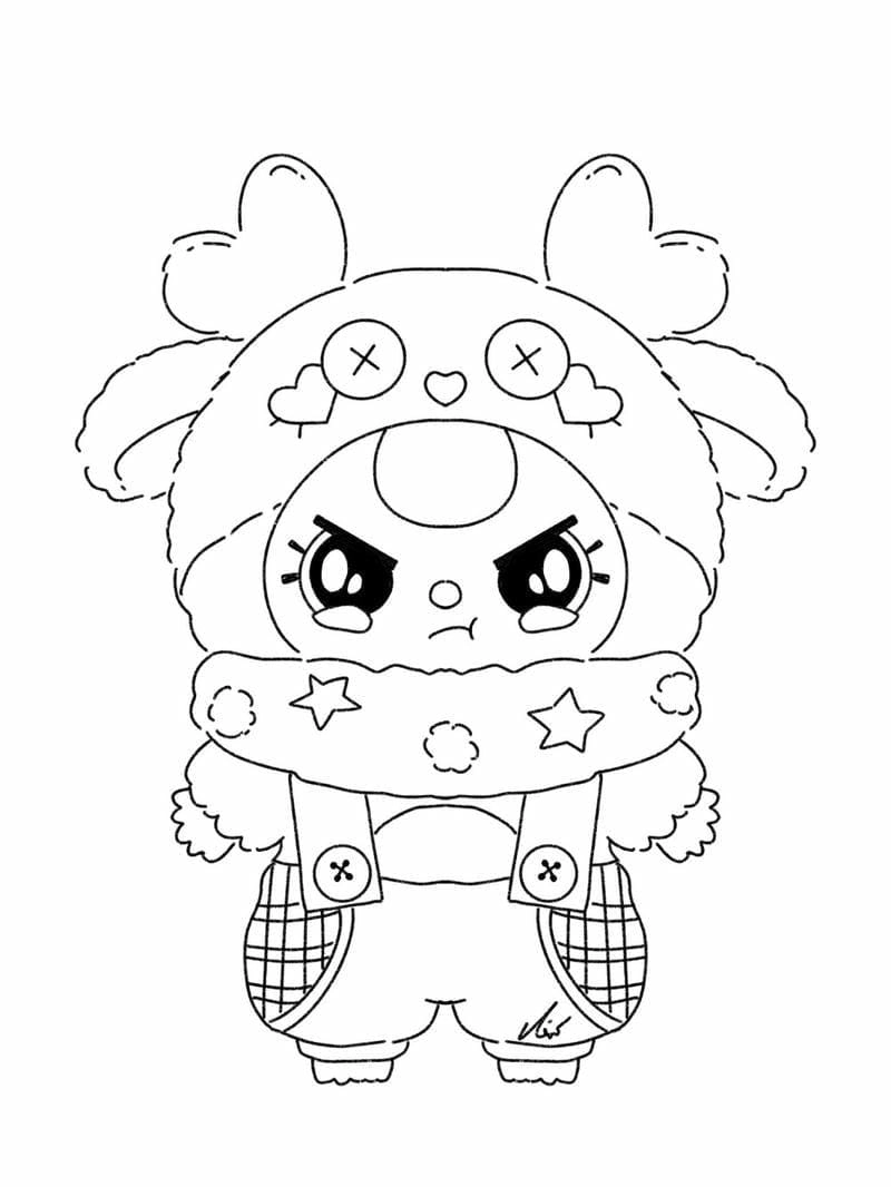 Khám phá bí ẩn tranh tô màu baby three gương thần độc đáo