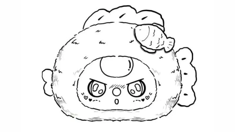 Khám phá bộ tranh tô màu tranh tô màu baby three hải sản