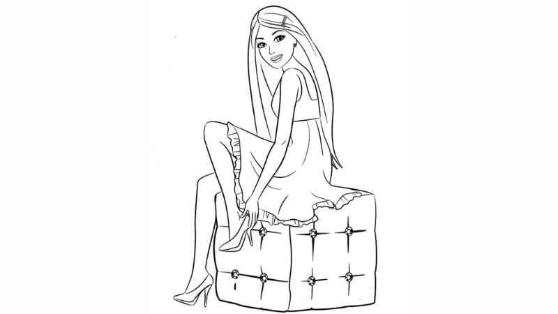 Tô màu thỏa thích với tranh tô màu búp bê giấy cho bé sáng tạo mỗi ngày