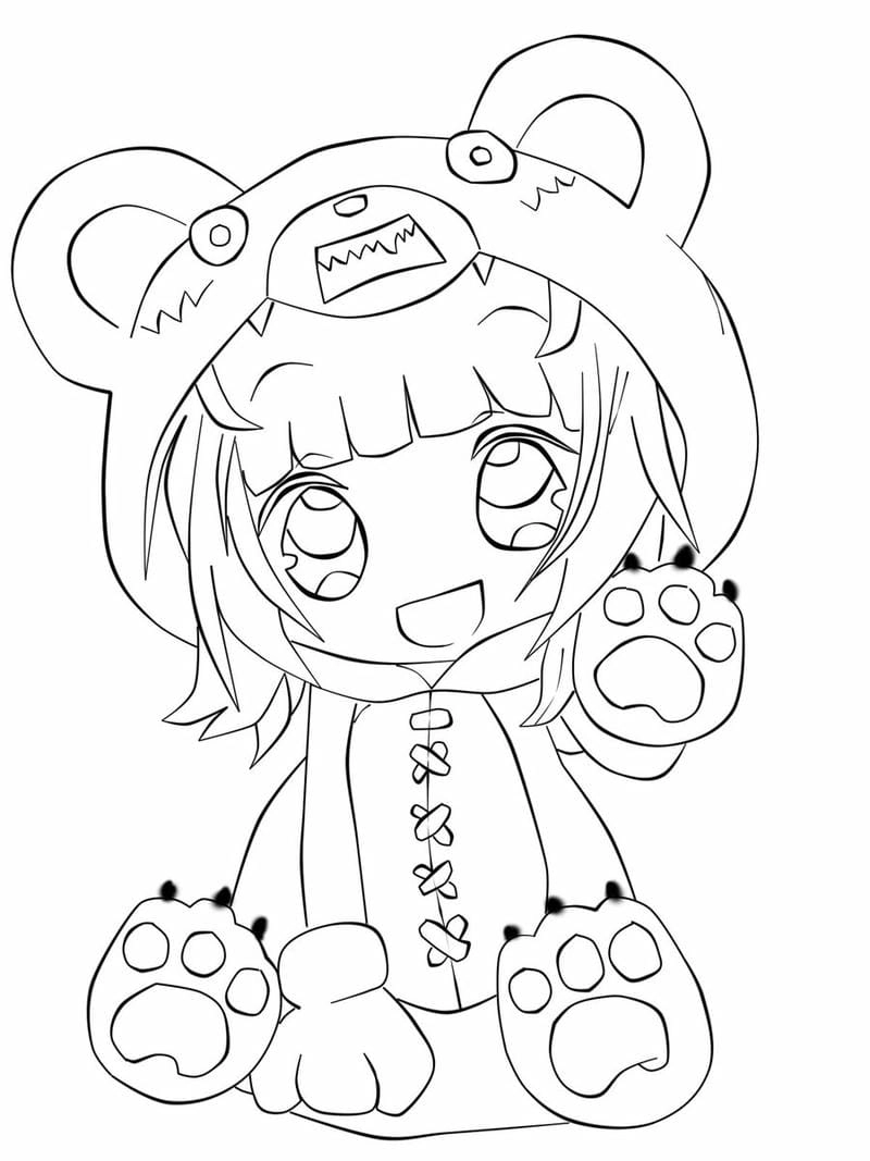 Mở ngay coloring book tranh tô màu chibi cute hấp dẫn