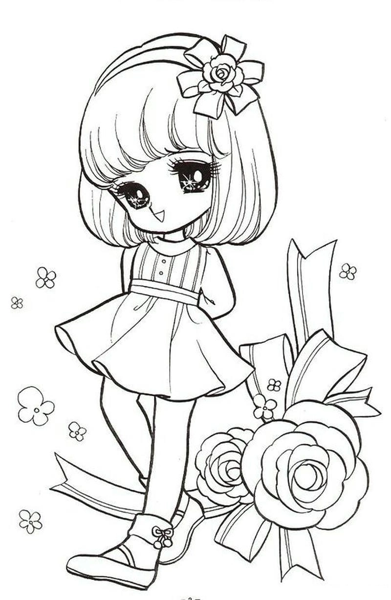 Làm mới góc học tập với vẽ tranh chibi cute