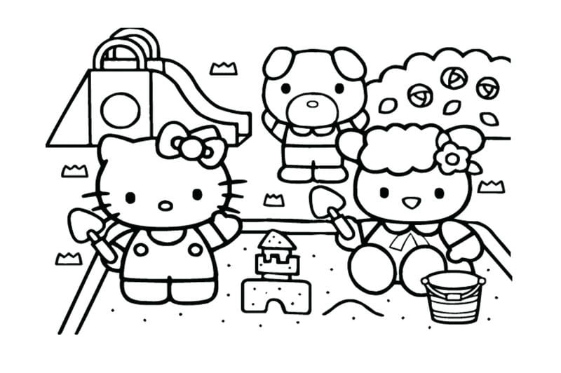 Bé sẽ thích mê tranh tô màu mèo chibi cute