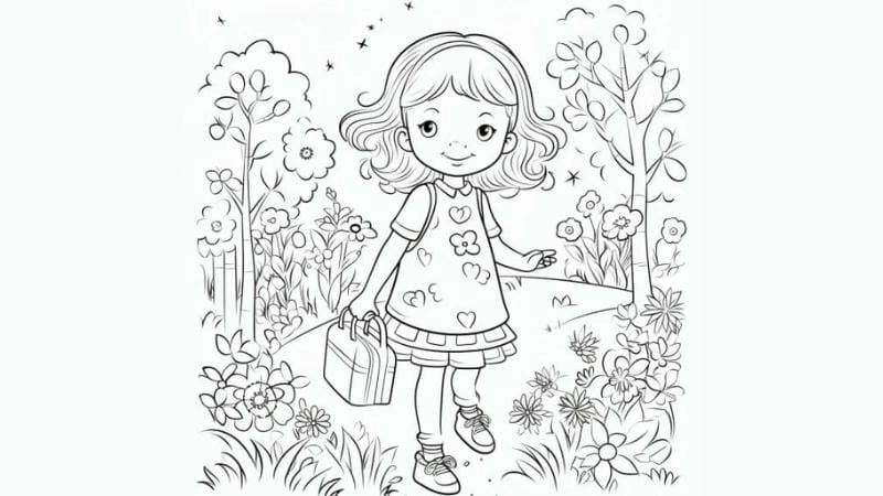 Chọn lựa tranh tô màu cho bé gái 3 tuổi phát triển cảm xúc