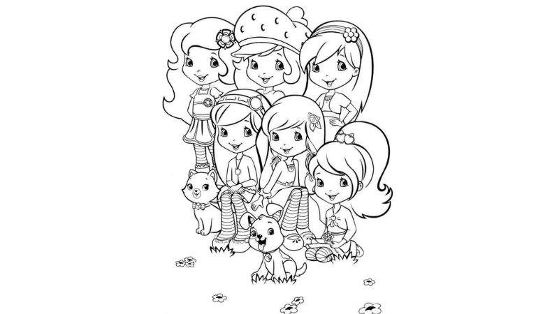 Tranh tô màu cho bé gái là như thế nào