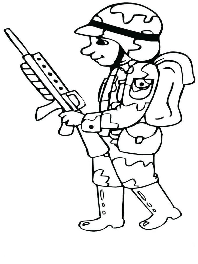 Tự hào dân tộc với việt nam tranh tô màu chú bộ đội việt nam