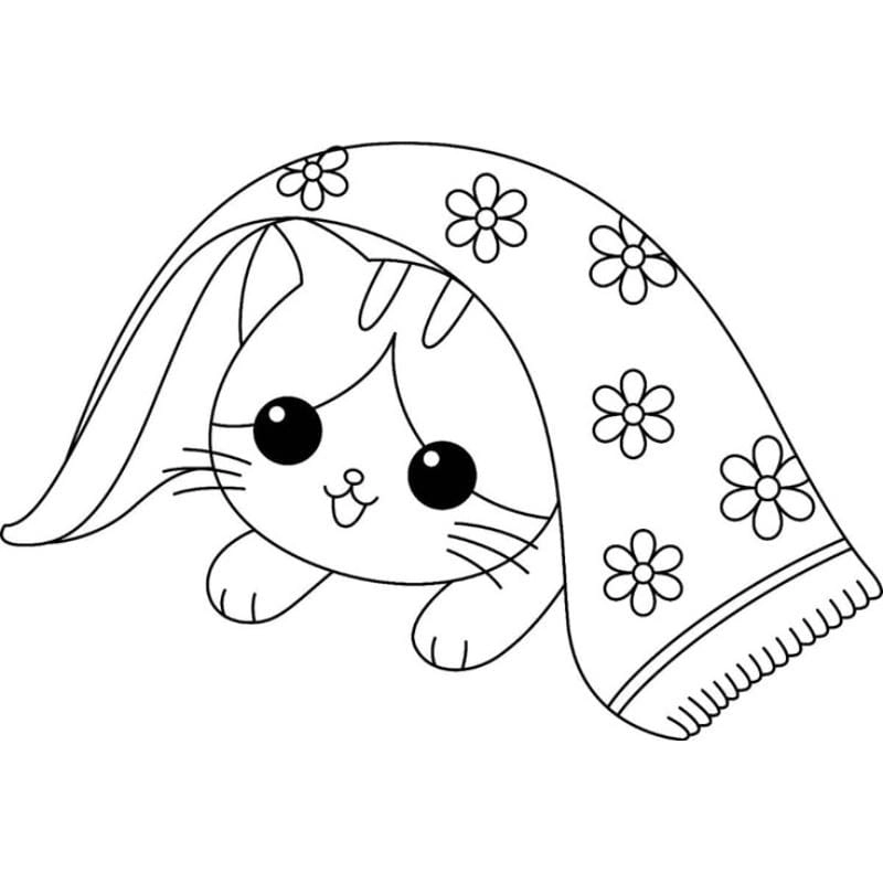 Khơi dậy trí tưởng tượng với tranh rỗng tô màu con mèo