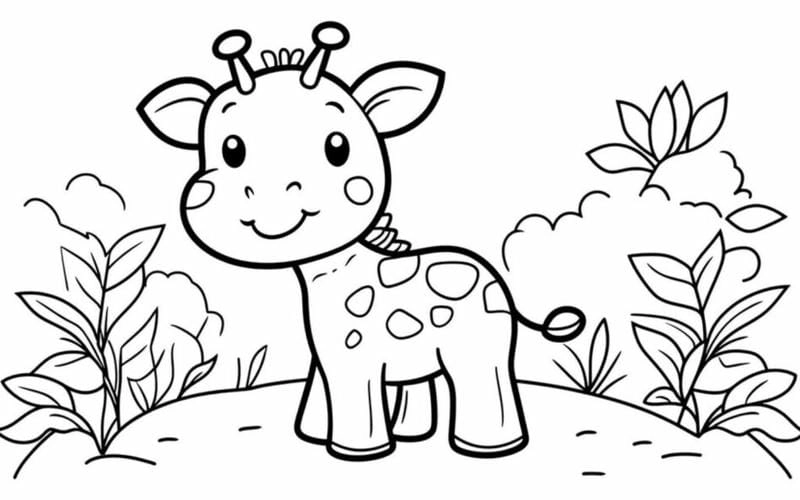 Gợi ý mẹ chọn tranh tô màu con vật dễ thương