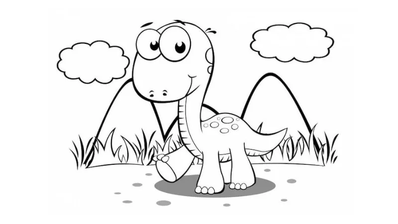 Khám phá cùng bé tranh tô màu con vật trong gia đình